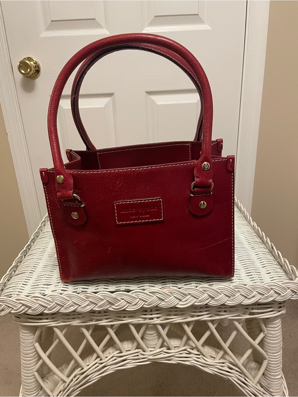 Vintage Kate Spade “Quinn” Leather Satchel